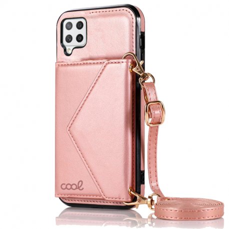 COOL Case for Samsung A426 Galaxy A42 5G Pendant Wallet Pink
