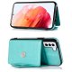 Carcasa COOL para Samsung G990 Galaxy S21 Colgante Wallet Mint