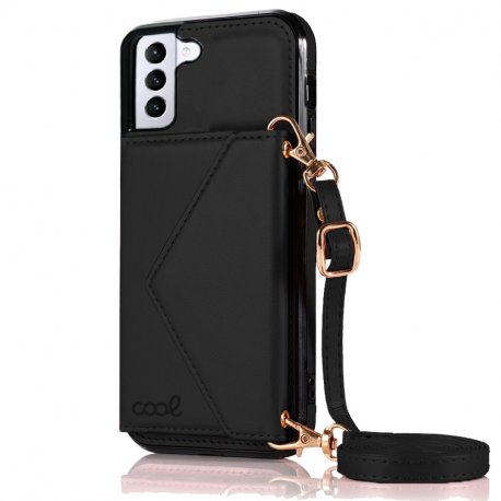 COOL Case for Samsung G990 Galaxy S21 Pendant Wallet Black