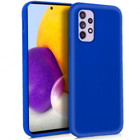 Capa de silicone COOL para Samsung A725 Galaxy A72 (azul)
