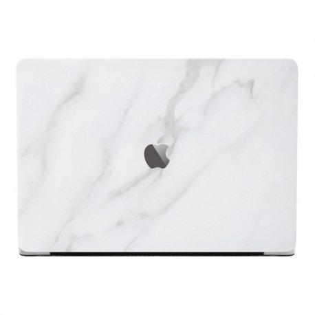 Protezione posteriore in vinile colorato Devia Laptop 15 &#39;&#39; White Marble