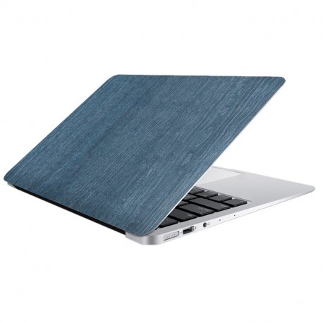 Vinyl Back Protector Colorful Devia Laptop 15 inch Wood Blue