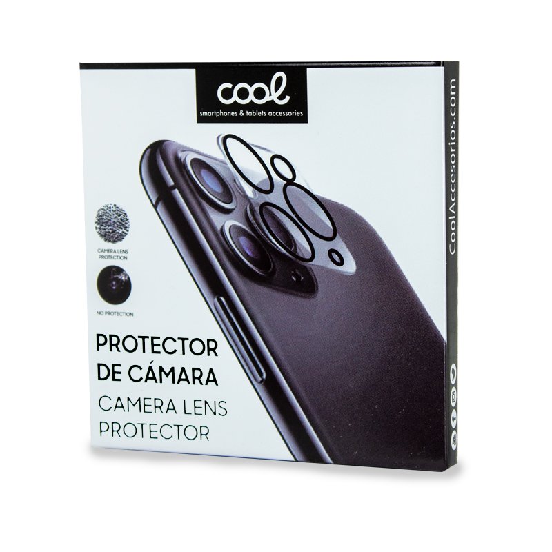 Protector Cristal Templado COOL para Cámara de iPhone 12 Pro - Cool  Accesorios