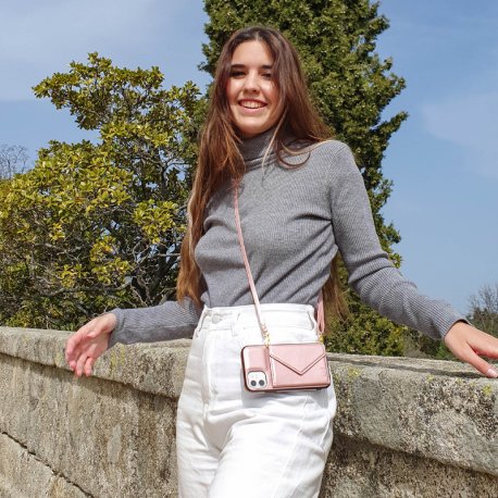 COOL Case for Samsung G996 Galaxy S21 Plus Hanging Wallet Pink