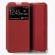 Funda COOL Flip Cover para Xiaomi Redmi Note 10 / Note 10s Liso Rojo