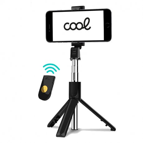 Universal Extendable Tripod Support COOL + Bluetooth Selfie Remote