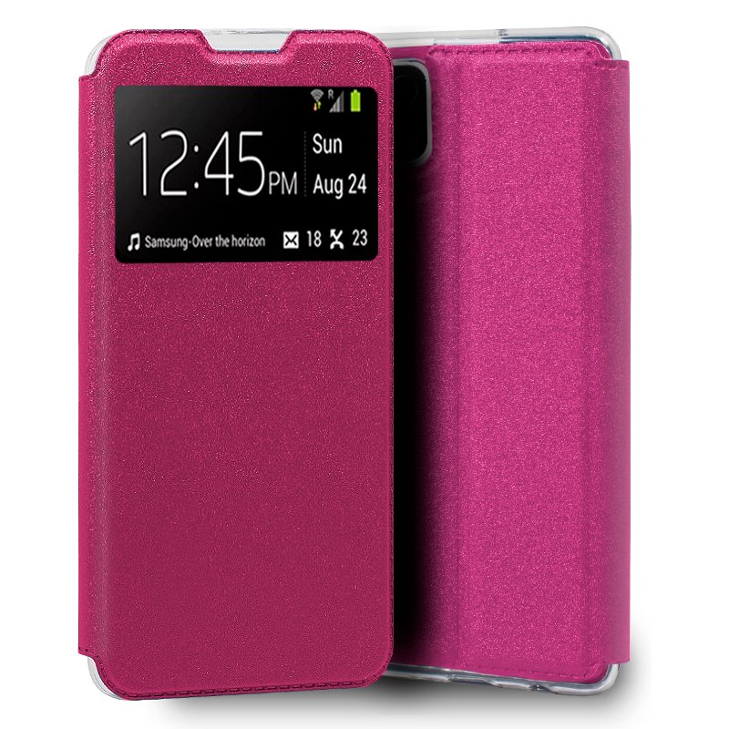 Funda COOL Flip Cover para Samsung A125 Galaxy A12 / M12 Liso Rosa