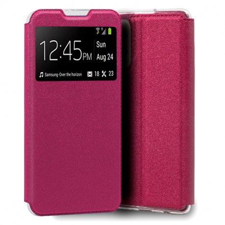 COOL Custodia Flip Cover per Samsung A525 Galaxy A52 / A52 5G / A52s 5G Plain Pink
