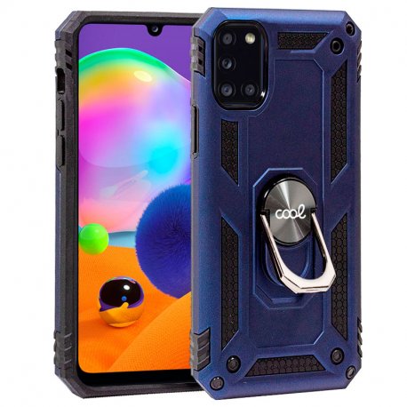 Capa COOL para Samsung A315 Galaxy A31 Hard Ring Azul