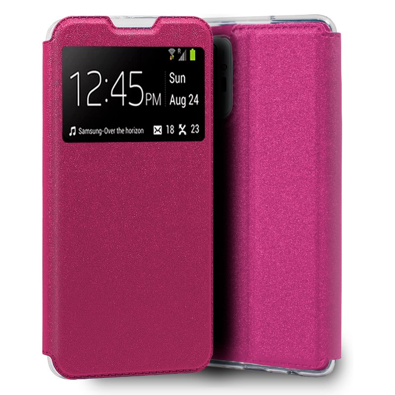 Funda COOL Flip Cover para Xiaomi Redmi Note 10 Pro Liso Rosa