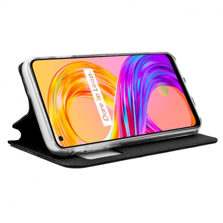 Capa Flip Cover COOL para Realme 8 / 8 Pro Preto