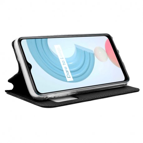 Capa Flip Cover COOL para Realme C21 Preto