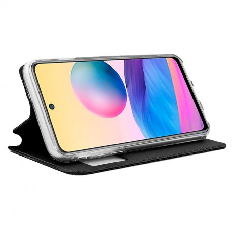COOL Custodia Flip Cover per Xiaomi Redmi Note 10 5G / Pocophone M3 Pro 5G Smooth Black