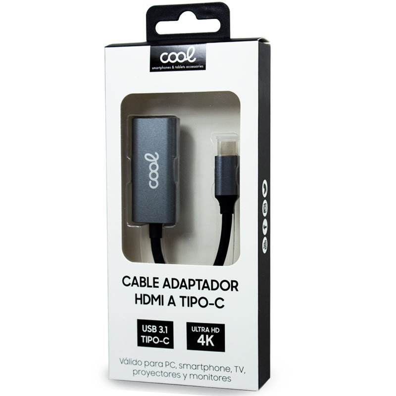 Cool Cable Adaptador HDMI a USB Tipo-C