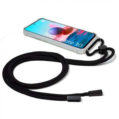 Custodia COOL per Xiaomi Redmi Note 10 / Note 10s Black Cord
