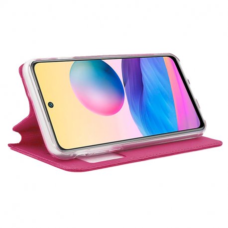 COOL Flip Cover for Xiaomi Redmi Note 10 5G / Pocophone M3 Pro 5G Smooth Pink