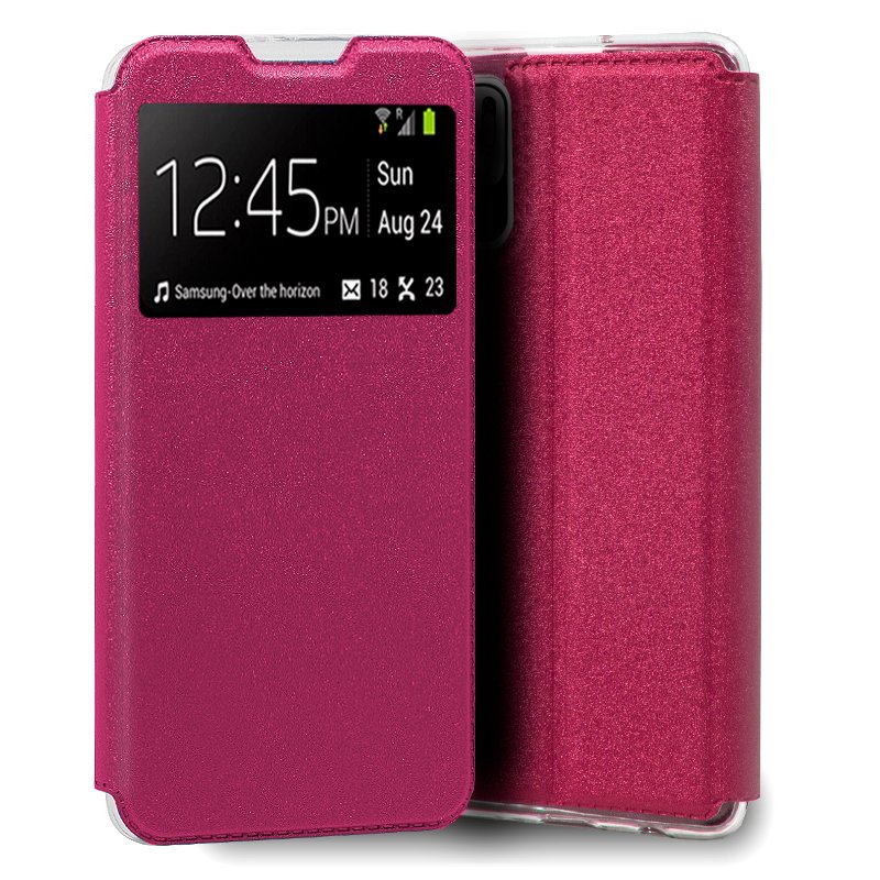 Funda COOL Flip Cover para Xiaomi Redmi Note 10 5G / Pocophone M3 Pro 5G Liso Rosa