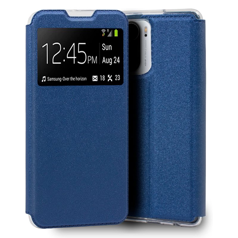 Funda COOL Flip Cover para Xiaomi Mi 11i / Pocophone F3 Liso Azul