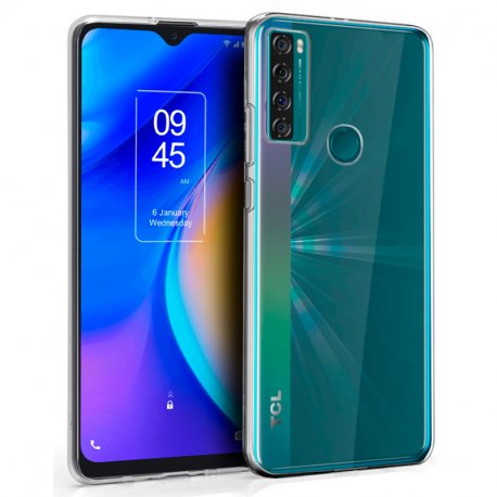 Cobertura de silicone COOL para TCL 20 5G (transparente)