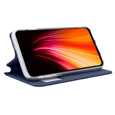 COOL Custodia Flip Cover per Xiaomi Redmi Note 8 / Note 8 (2021) Smooth Blue