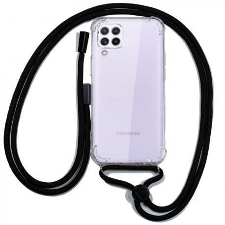 Custodia COOL per Samsung A225 Galaxy A22 4G cavo nero