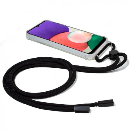 Custodia COOL per Samsung A226 Galaxy A22 5G cavo nero