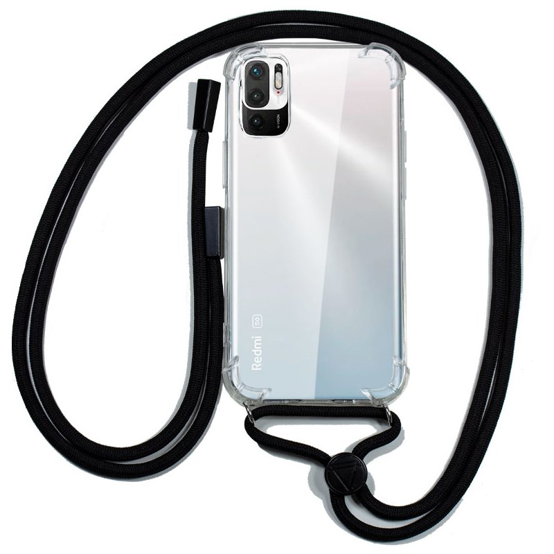 Carcasa COOL para Xiaomi Redmi Note 10 5G / Pocophone M3 Pro 5G Cordón Negro