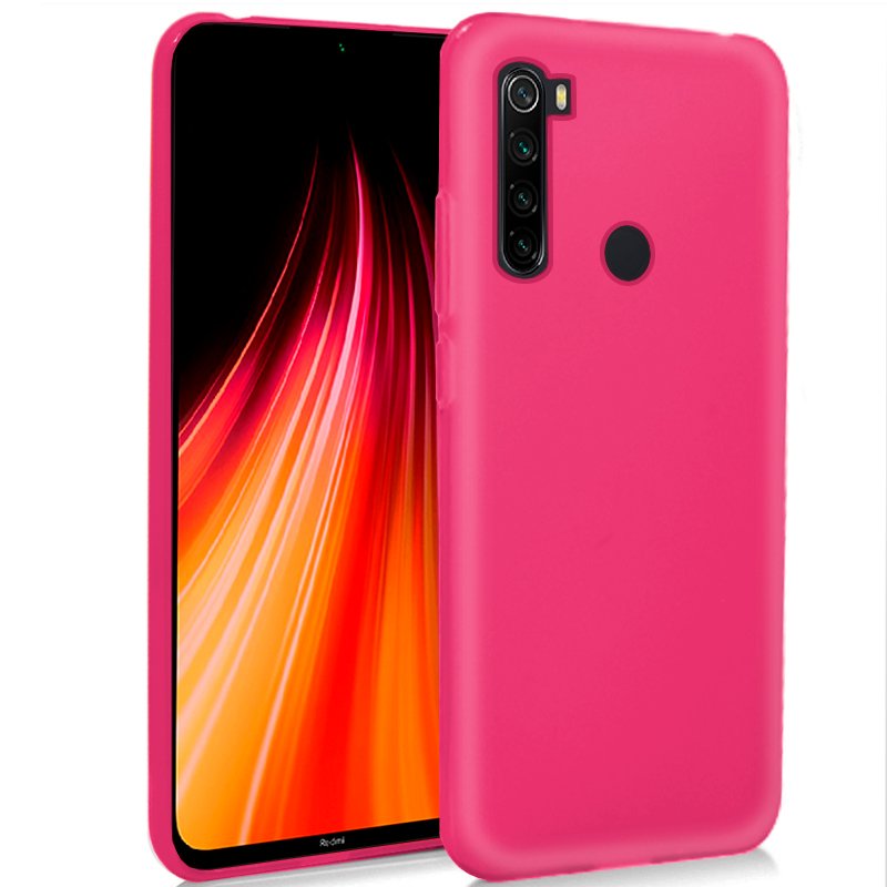 Funda COOL Silicona para Xiaomi Redmi Note 8 / Note 8 (2021) Rosa