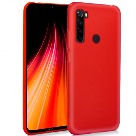 Custodia in silicone COOL per Xiaomi Redmi Note 8 / Note 8 (2021) Rosso