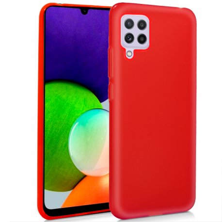 Custodia in silicone COOL per Samsung A225 Galaxy A22 4G (rosso)