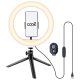 Suporte de mesa COOL Light Ring + controle remoto para selfies com Bluetooth