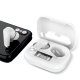 Fones de ouvido estéreo Bluetooth Dual Pod COOL URBAN Lcd Branco