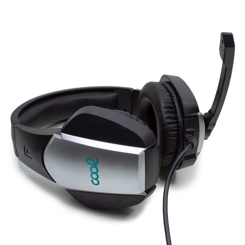 Auriculares Stereo PC / PS4 / PS5 / Xbox Gaming COOL Bremen Iluminacin + Adapt. Audio