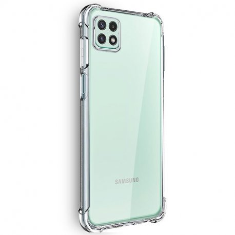 Funda Doble Samsung Galaxy A22 5G Silicona Transparente Delantera