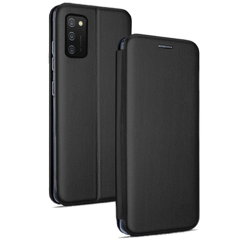 Funda COOL Flip Cover para Samsung A025 Galaxy A02s Elegance Negro