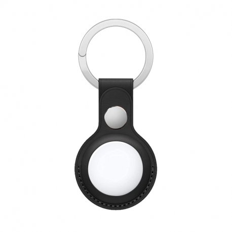 Protective Keychain COOL Compatible with AirTag Leatherette Black