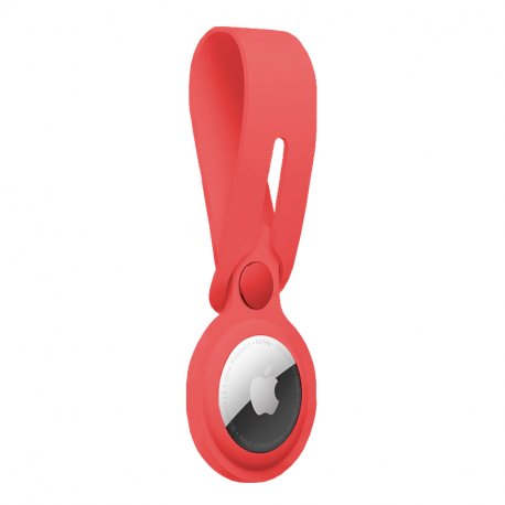 Loop Case COOL Compatible with AirTag Silicone Red