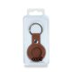 Porta-chaves de proteção COOL compatível com couro marrom AirTag