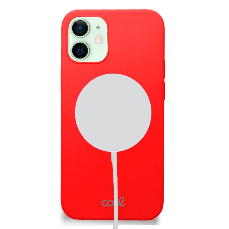 Carcasa COOL Para iPhone 12 / 12 Pro Magntica Cover Rojo
