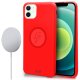 Carcasa COOL Para iPhone 12 / 12 Pro Magnetic Cover Rojo