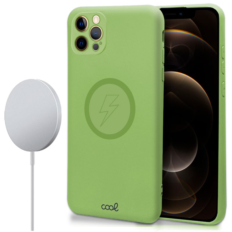 Carcasa COOL Para iPhone 12 Pro Max Magntica Cover Pistacho