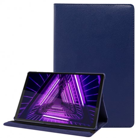 COOL Case for Lenovo Tab M10 Plus / FHD Plus 2nd Gen / Tab K10 Smooth Leatherette Blue 10.3 inch