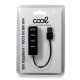 Hub universal COOL 5 em 1 de alumínio tipo C (3 x USB 3.0 + SD + Micro SD)