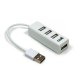 Hub universale COOL USB 2.0 4 porte USB bianco