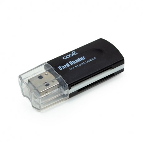 Leitor USB de cartão de memória universal COOL (tudo em um) Preto