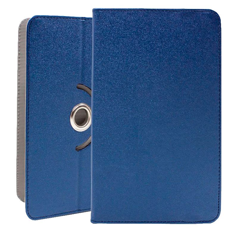 Funda COOL Ebook / Tablet 9.7 - 10.3 pulg Liso Azul Giratoria (Panormica)