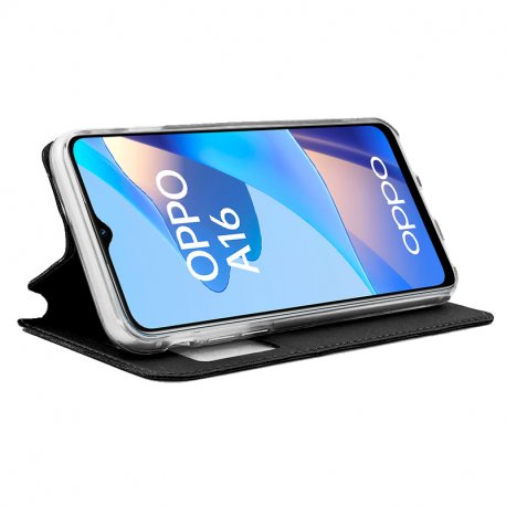 Capa Flip Cover COOL para Oppo A16 / A16s / A54s Preto