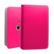 Custodia per ebook / tablet da 7 pollici in similpelle rosa girevole