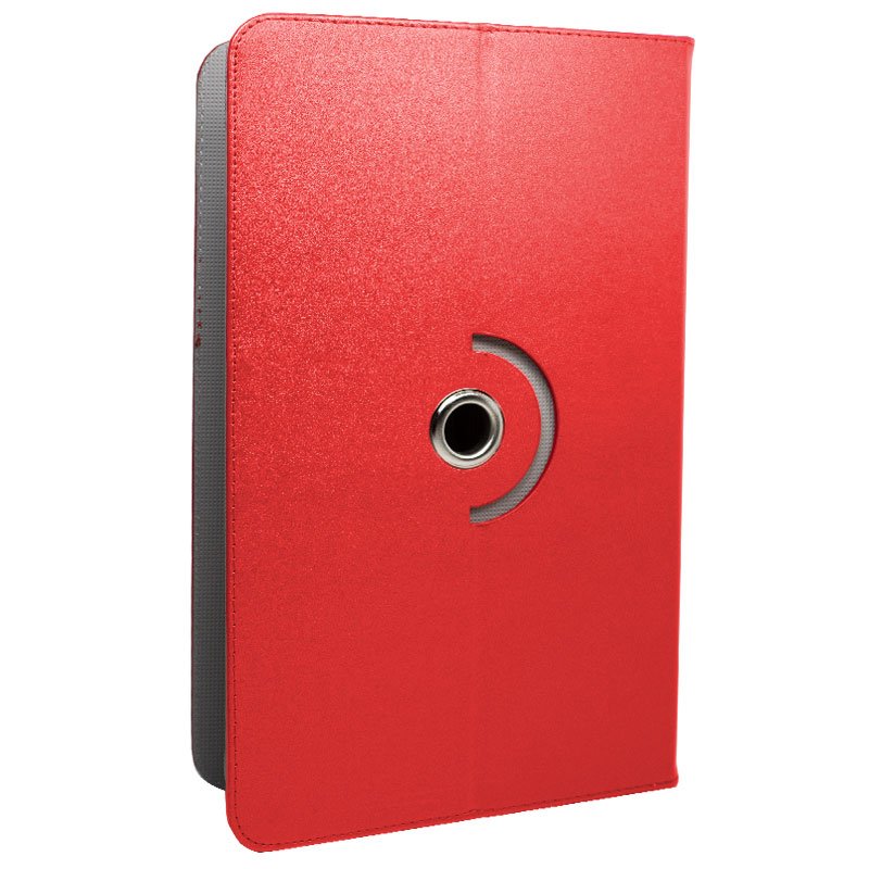 Funda COOL Ebook / Tablet 9.7 - 10.3 pulg Liso Rojo Giratoria (Panormica)