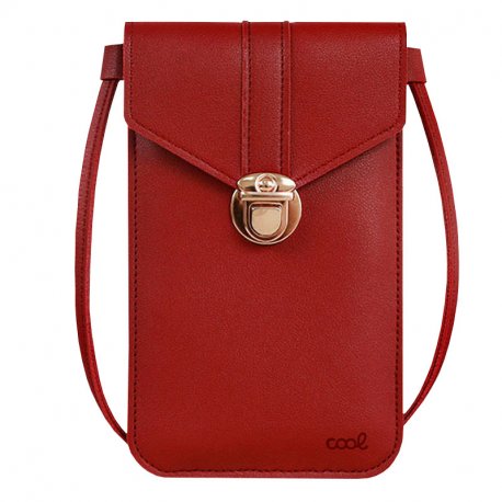 Bolsa Universal Basic de até 6,7 pol. COOL Vermelho